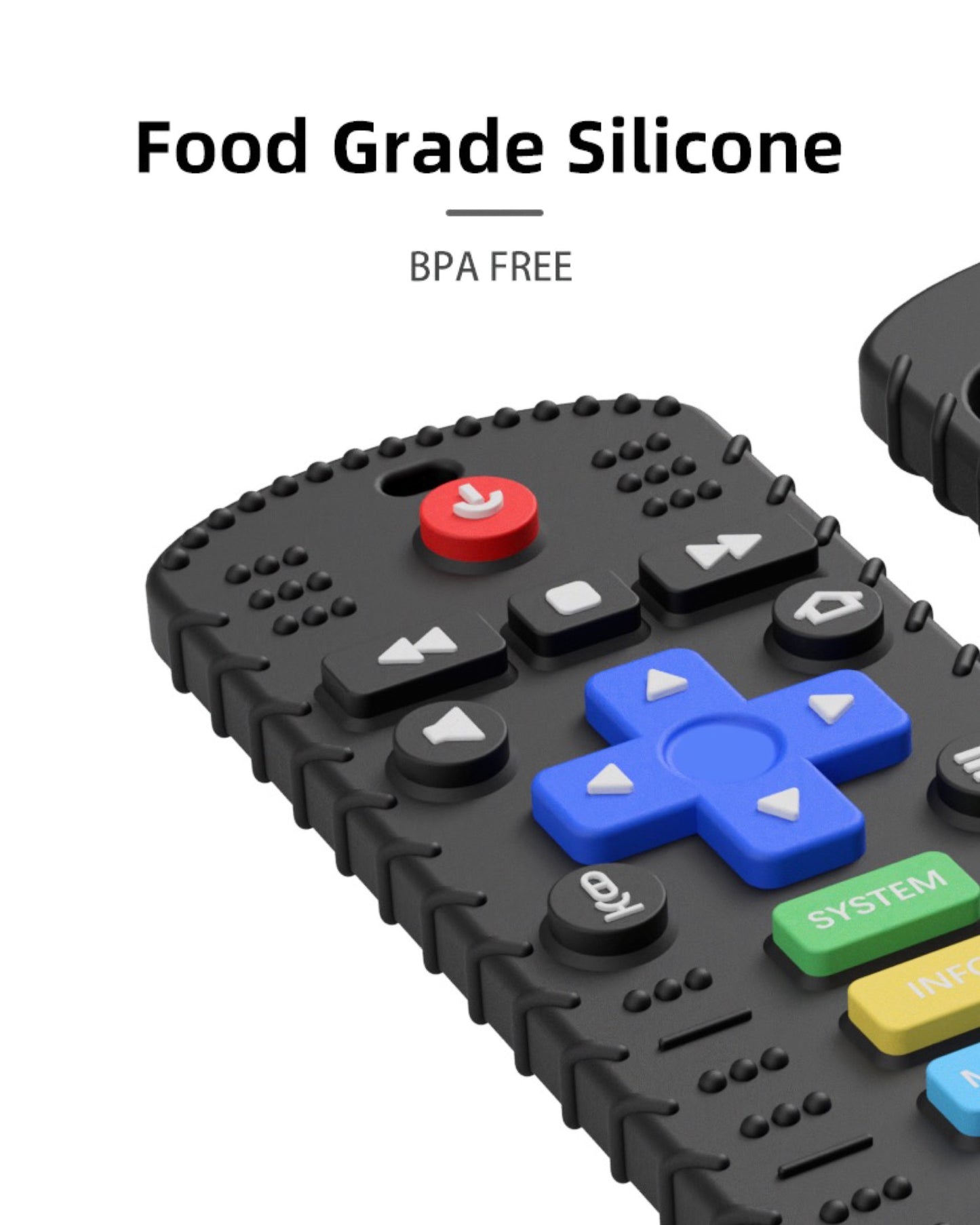 Silicone TV Remote Control Teether