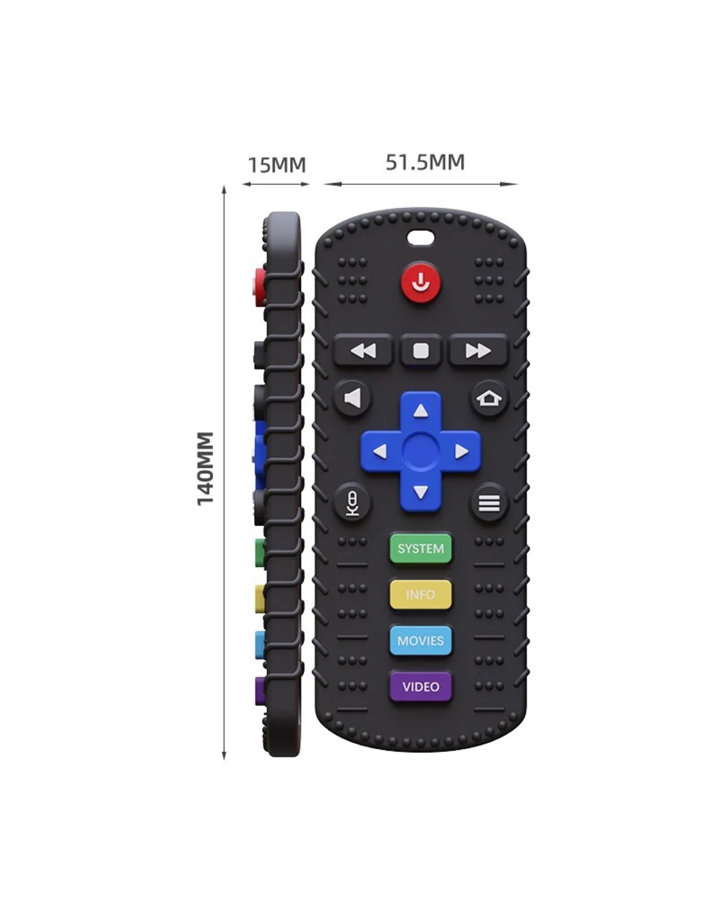Silicone TV Remote Control Teether