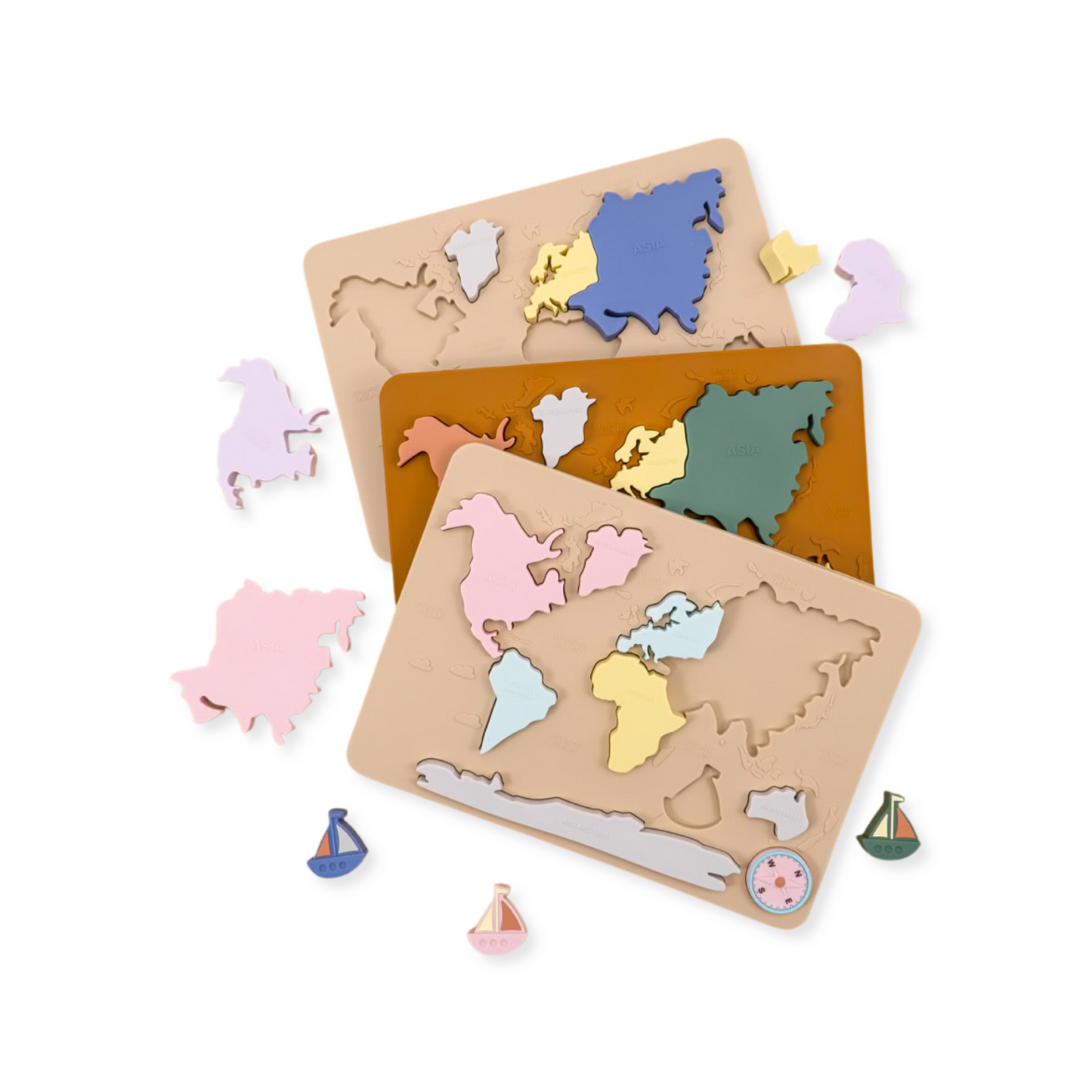 Silicone World Map Puzzle
